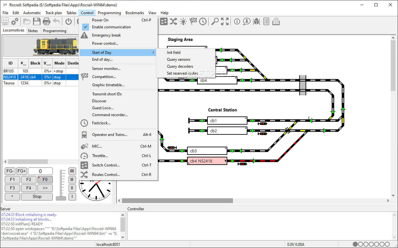 Updated Rocrail Build Arrives - Revision 6434 Posted December 29, 2025