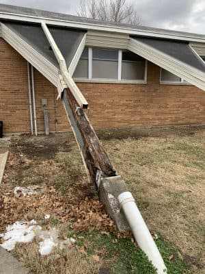 Winchester Grade School gym comes down after structural failure