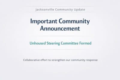 Jacksonville Revives Unhoused Steering Committee With Faith Leaders, Service Providers