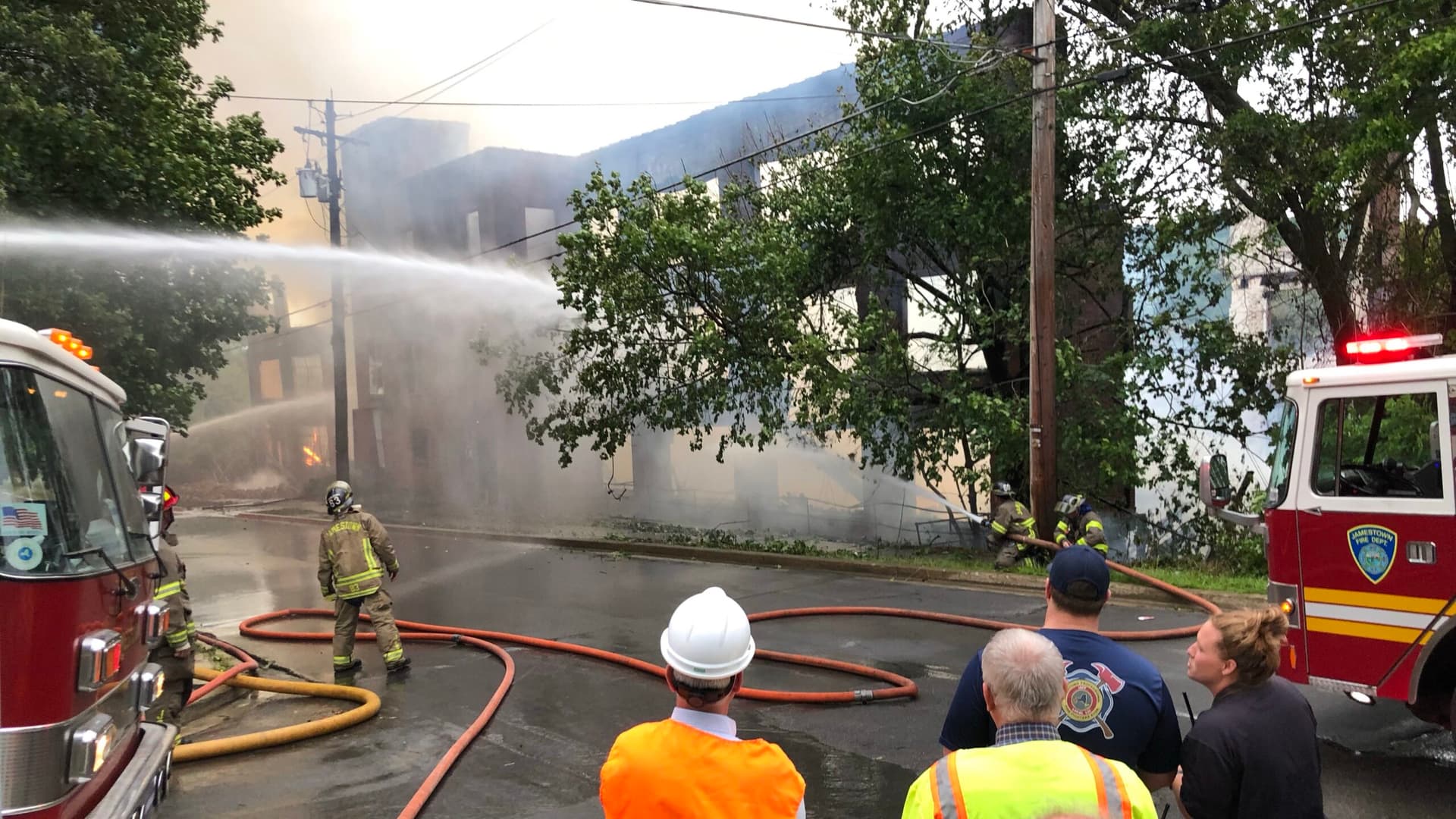 Former Jamestown Resident Ordered to Pay Restitution After Garage Fire