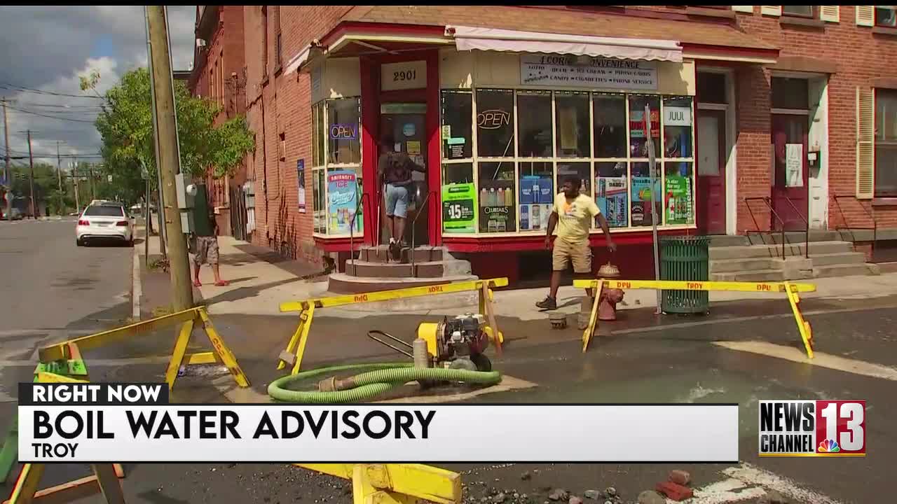 Troy Water Main Break Prompts Overnight Repairs, West Side Shutoffs, Boil Advisory