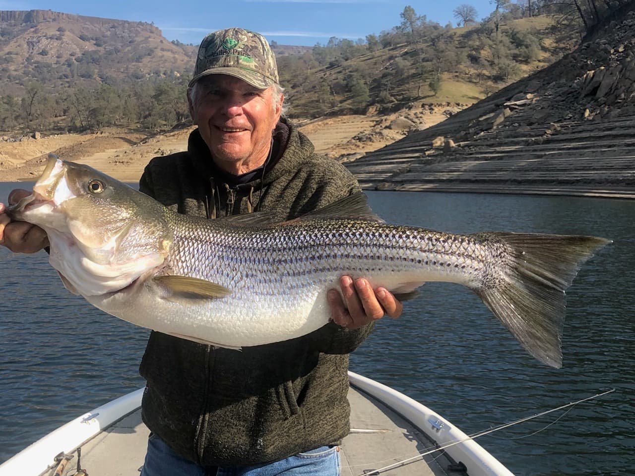 Fishing conditions, catches at Millerton, Don Pedro and San Luis