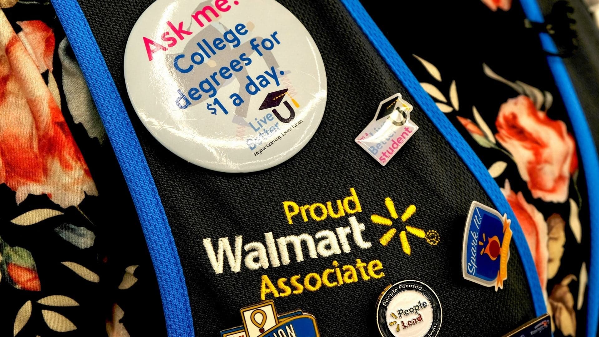 Walmart touts free degrees and training to boost careers