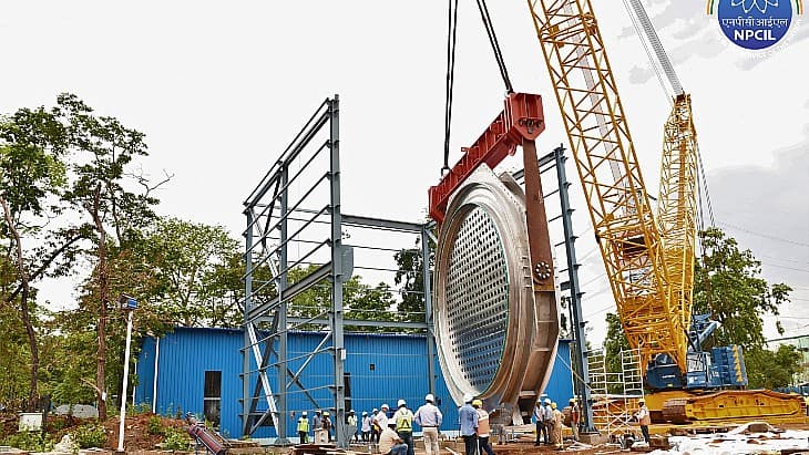 Kaiga 5 and 6 receive first End Shield, marking reactor assembly start