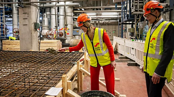 Steady Energy pours first concrete for non-nuclear LDR-50 SMR pilot in Helsinki