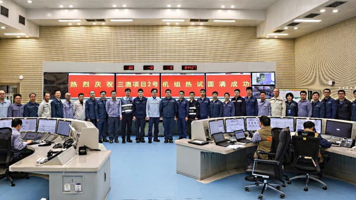 China’s San’ao Unit 2 Completes Hot Testing Before Fuel Loading