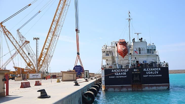 El Dabaa receives largest-ever nuclear shipment for one plant