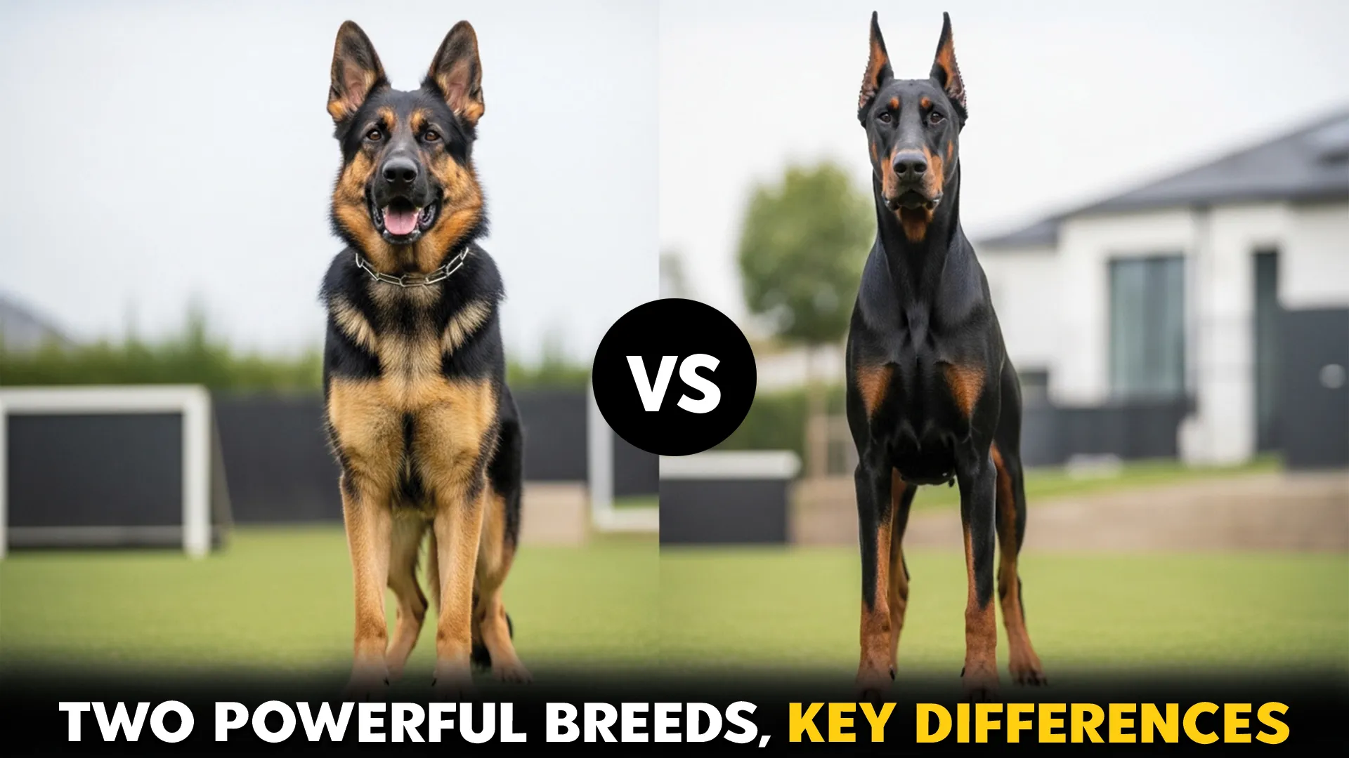 German Shepherd vs. Doberman, Which Breed Suits Active Families Best