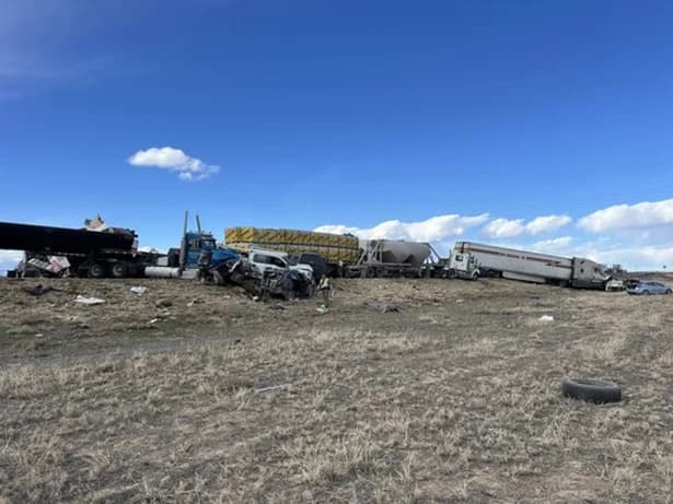 High-wind brownout causes deadly multi-vehicle pileup on I-25 south of Pueblo