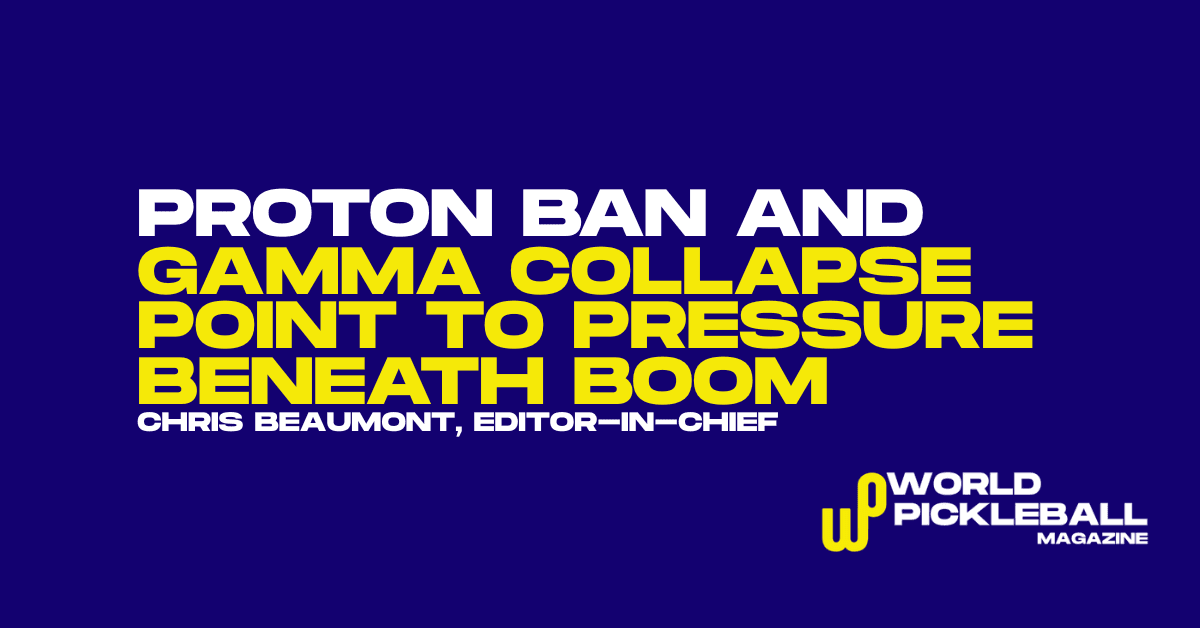 Paddle Bans, Bankruptcies Signal Stress in Maturing Pickleball Industry