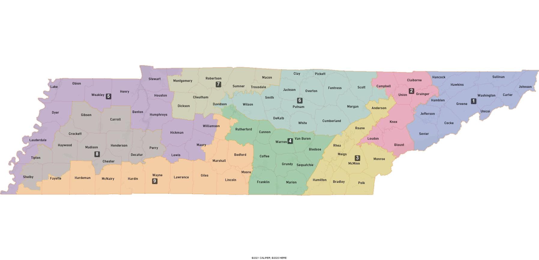 Tennessee Republicans unveil map splitting Memphis, targeting lone Democratic district
