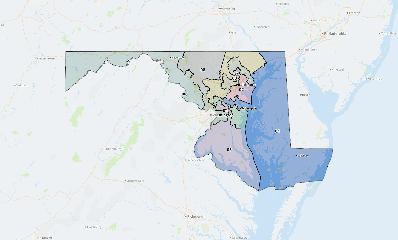 Maryland commission moves to redraw congressional maps, raising local stakes