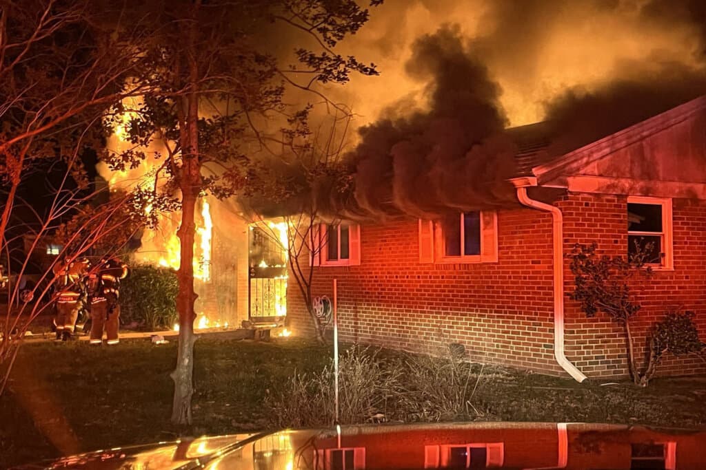 Smoke alarms help Temple Hills duplex occupants escape basement fire