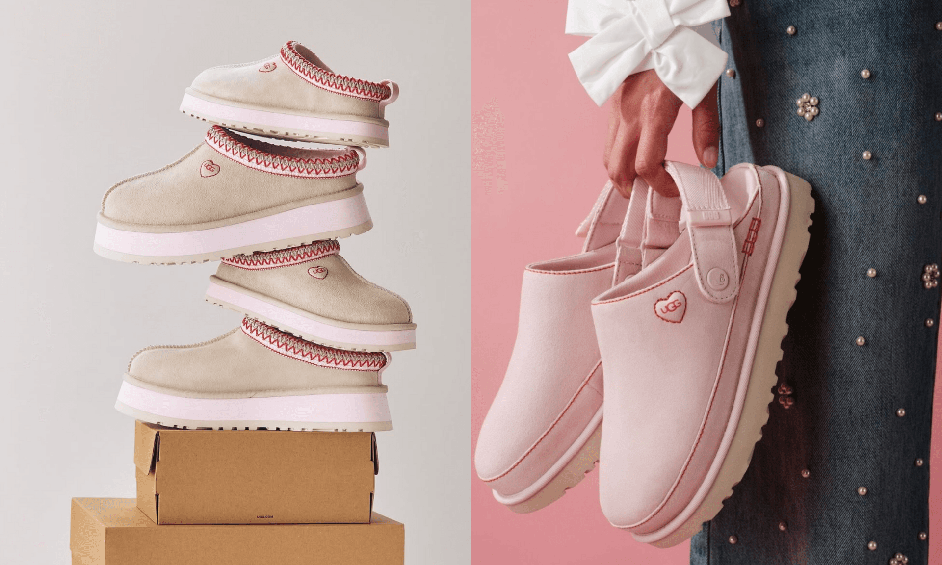 UGG turns viral Tazz clogs into heart-embroidered Valentine gifts