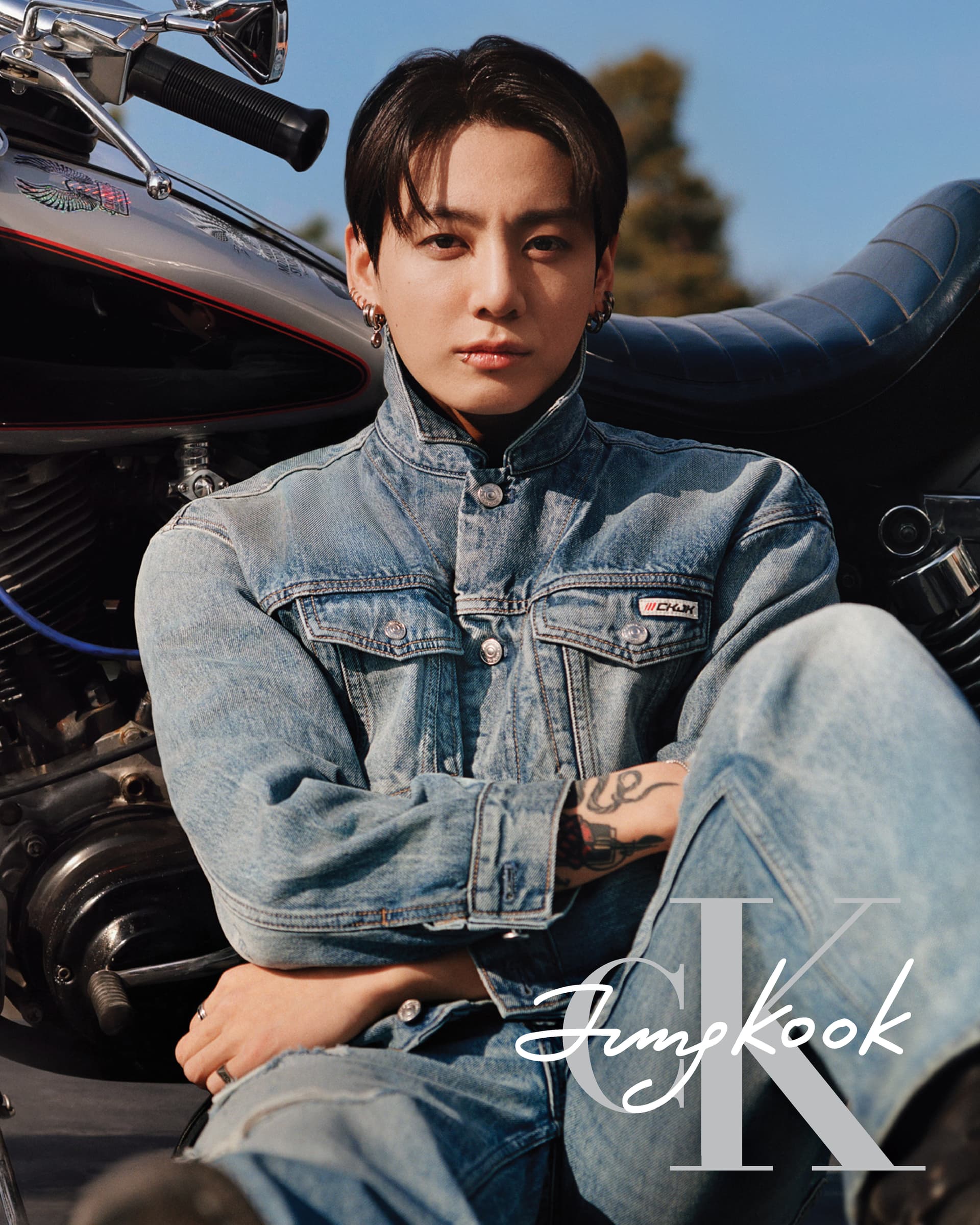 Calvin Klein debuts Jung Kook capsule with biker-inspired essentials