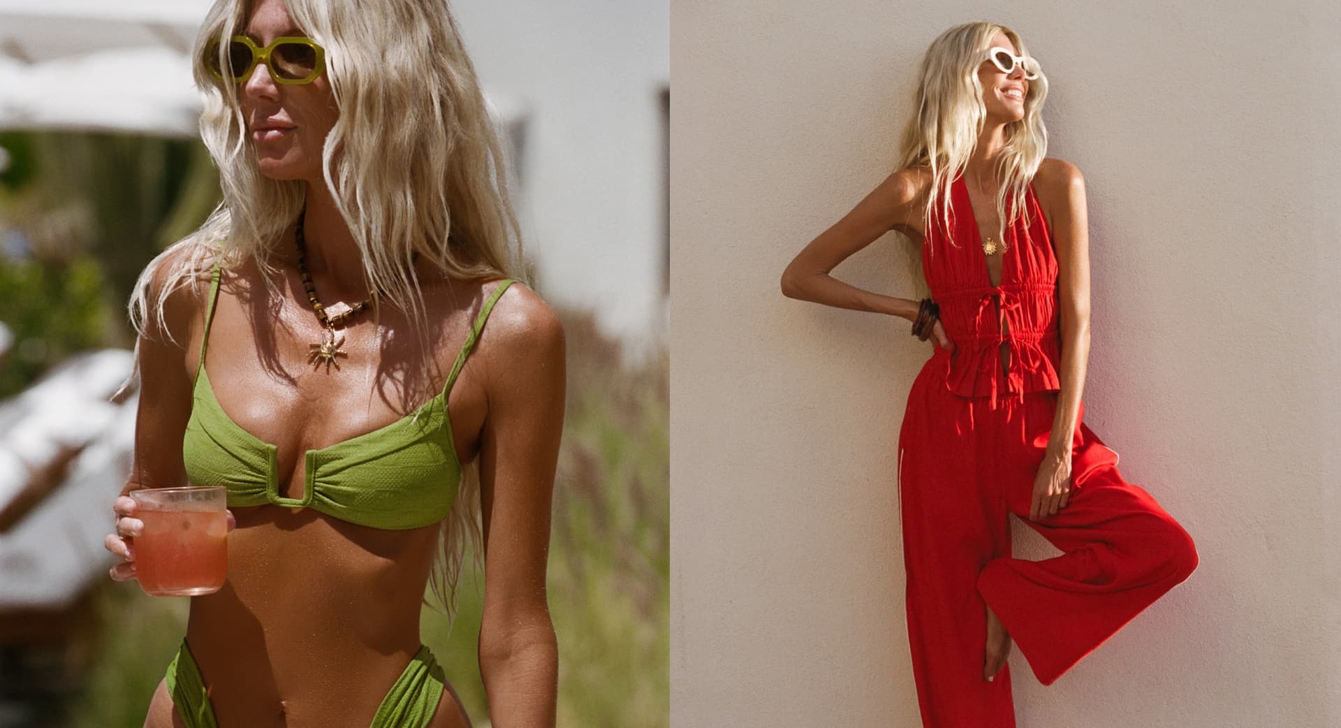 LSpace and The Salty Blonde launch coastal Mexico swim collection