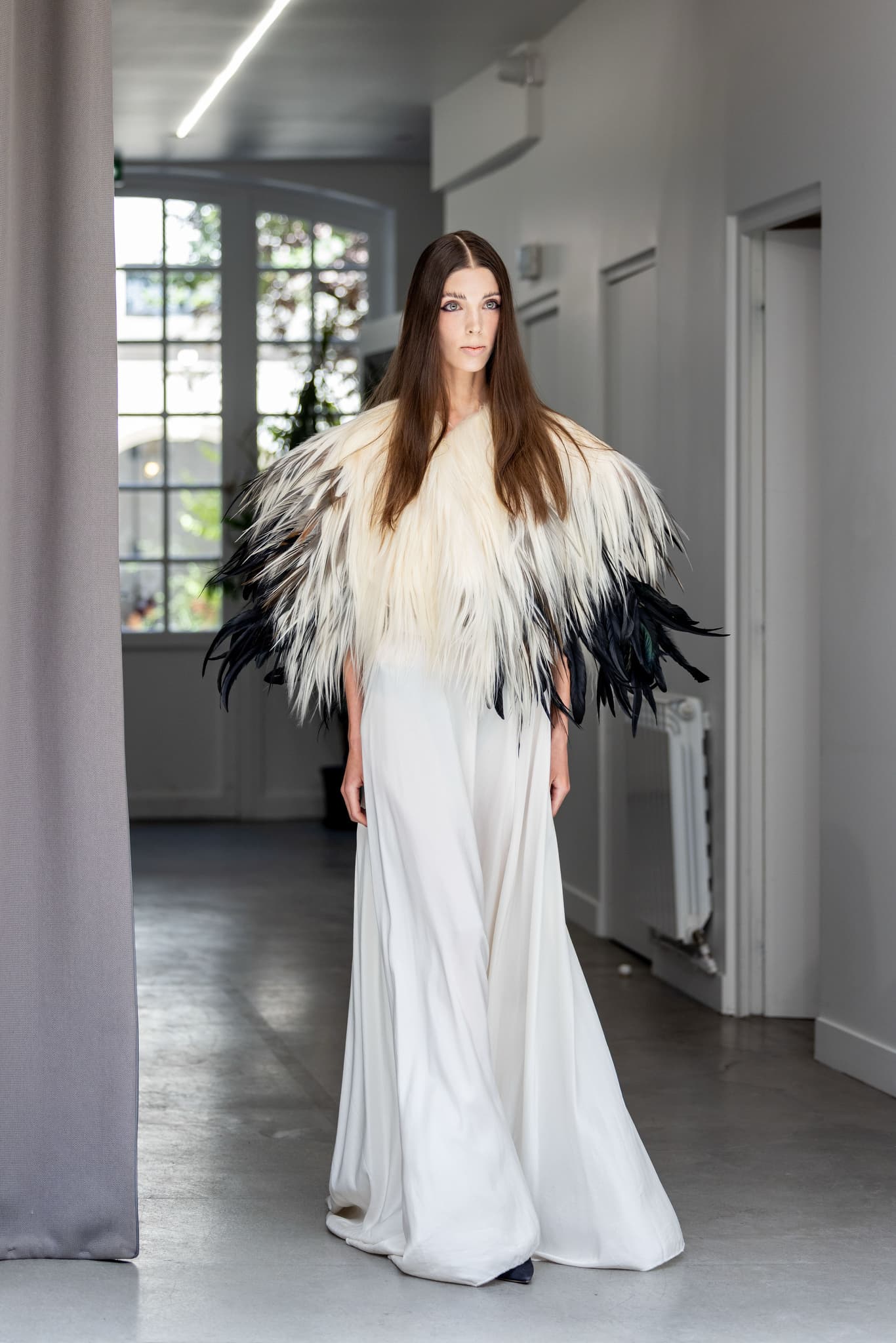 Aelis turns reclaimed feathers and hair into luxury critique