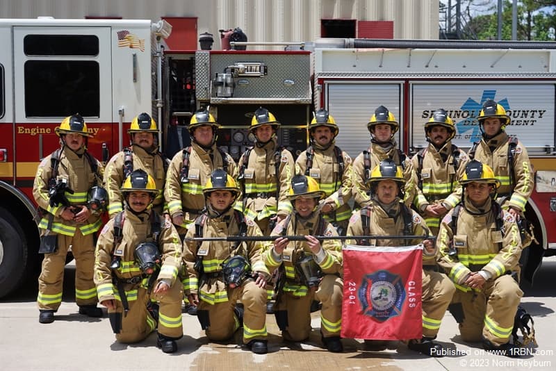 Seminole County swears in 18 new probationary firefighters