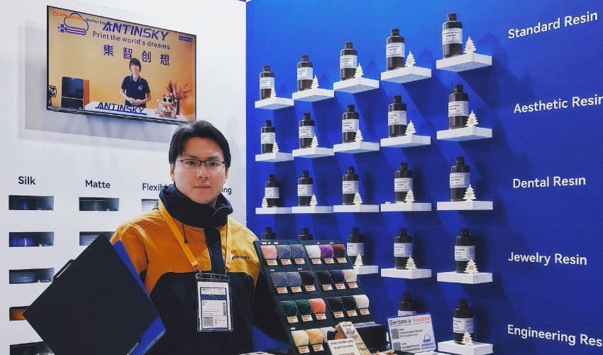 ANTINSKY Unveils Desktop 3D Printing Ecosystem with Consumables and Support