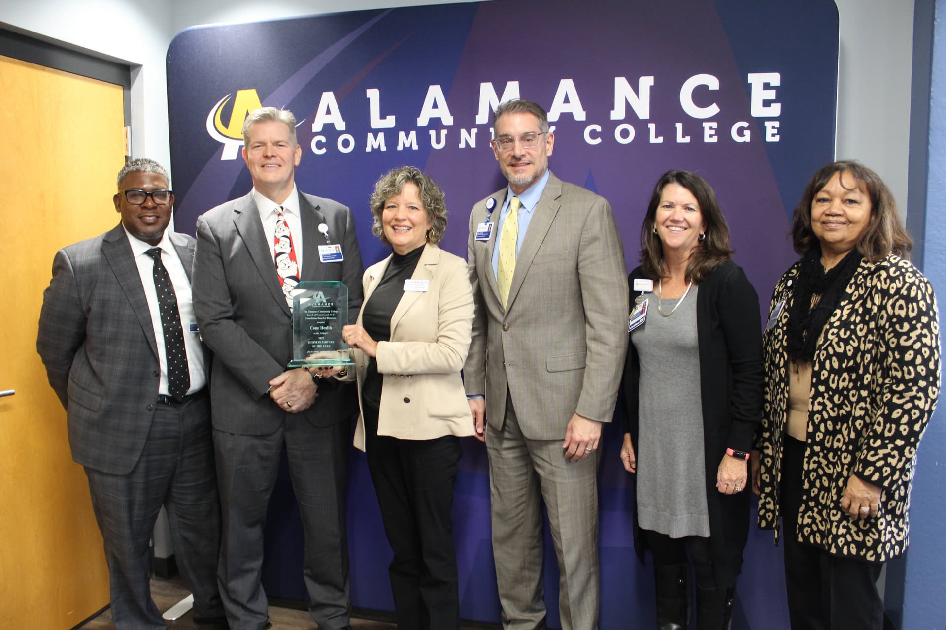 Cone Health Honored for Workforce Partnership with Alamance Community College