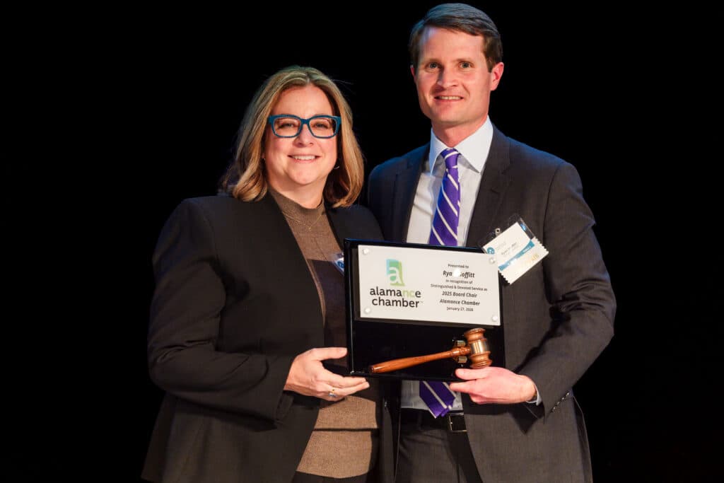 Alamance Chamber Celebrates Momentum, Leadership Transition and Awards at Annual Meeting