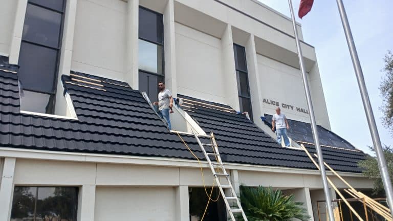 Alice City Hall Roof Upgrade Underway, Local Crew Leads Project