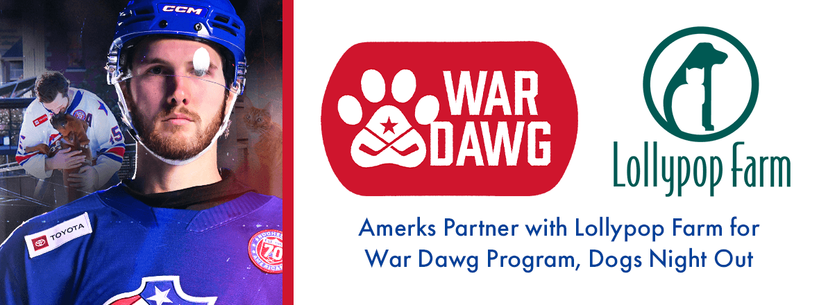 Brendan Warren and Amerks Launch War Dawg of the Week Adoption Program
