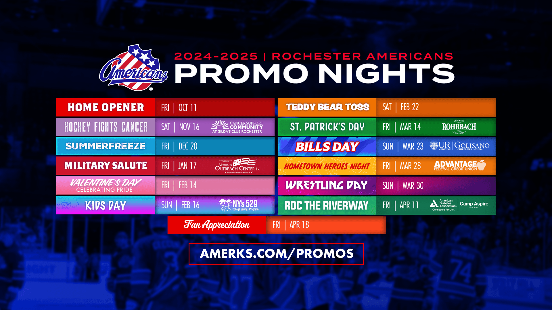 Red Wings Unveil 2026 Promos: 21 Fireworks, 13 Kids Runs, Six Jerseys