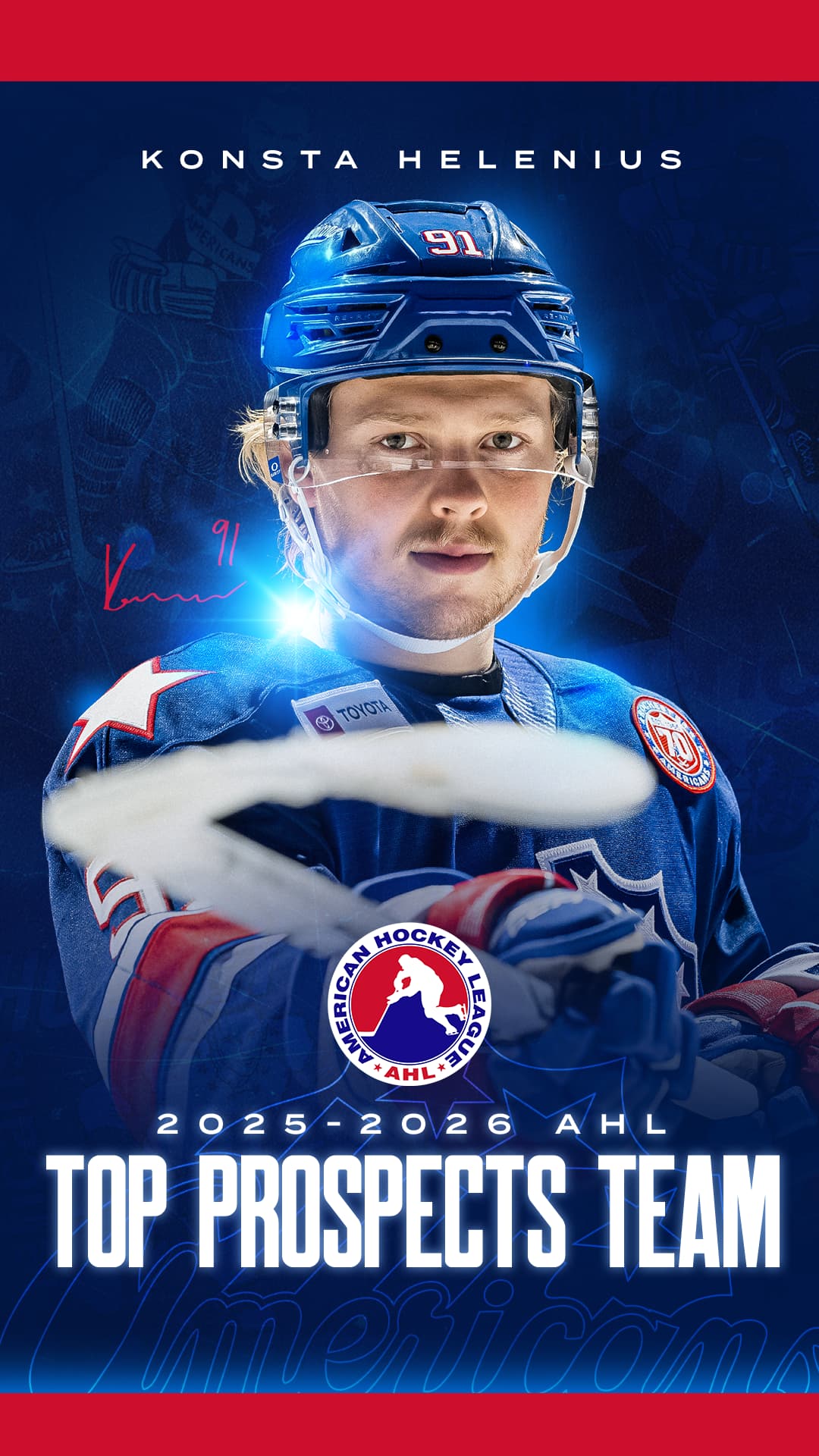 Helenius earns second straight AHL Top Prospects Team selection