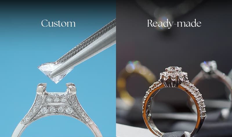 Angara's custom engagement tools let shoppers design affordable personalized rings