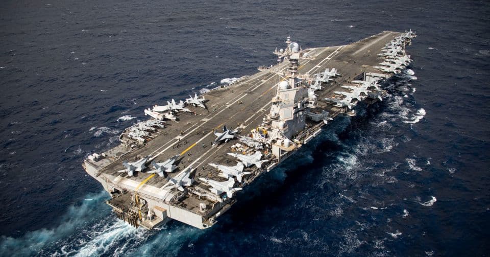 Navy to test powering Norfolk base from a nuclear aircraft carrier