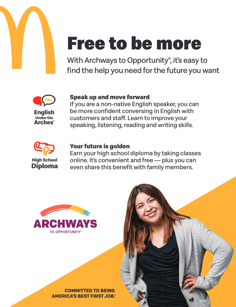 McDonald's Archways to Opportunity Serves Tens of Thousands, Improves Retention