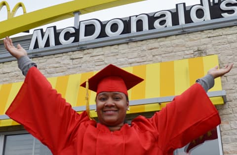 McDonald's offers free online high school diploma path for employees