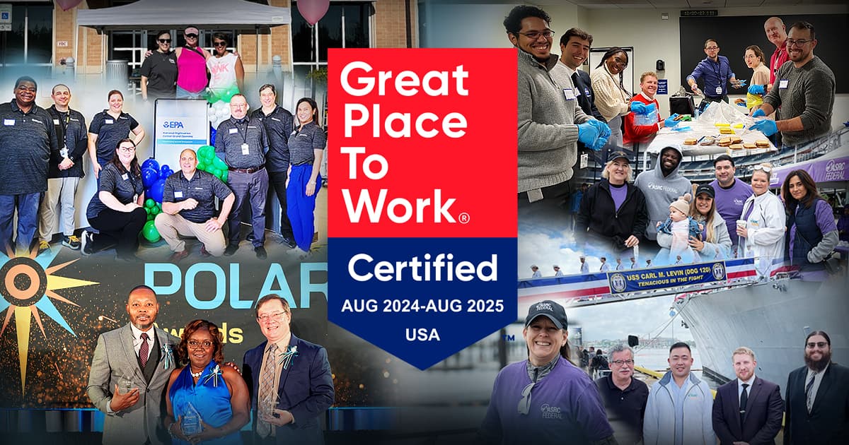 ASRC Federal Earns Great Place to Work Recertification, Reports High Employee Satisfaction