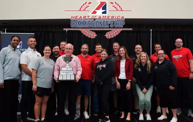 Benedictine College wins Heart conference Commissioner’s Cup for 2025-26