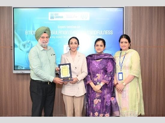 CGC Landran Trains 100 Faculty in Mindfulness for Emotional Regulation