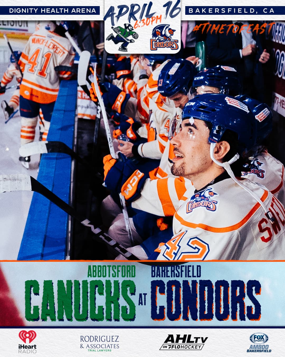 Ungar's 51-Save Night Sets Team Record as Condors Sweep Canucks