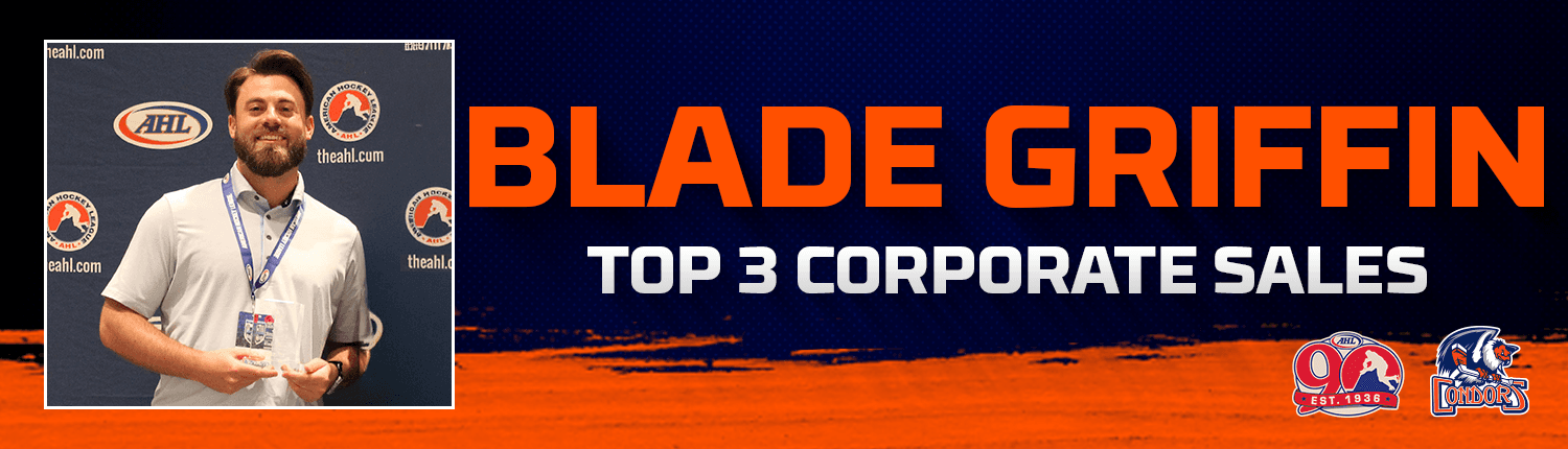 Condors' Blade Griffin honored after record corporate revenue season