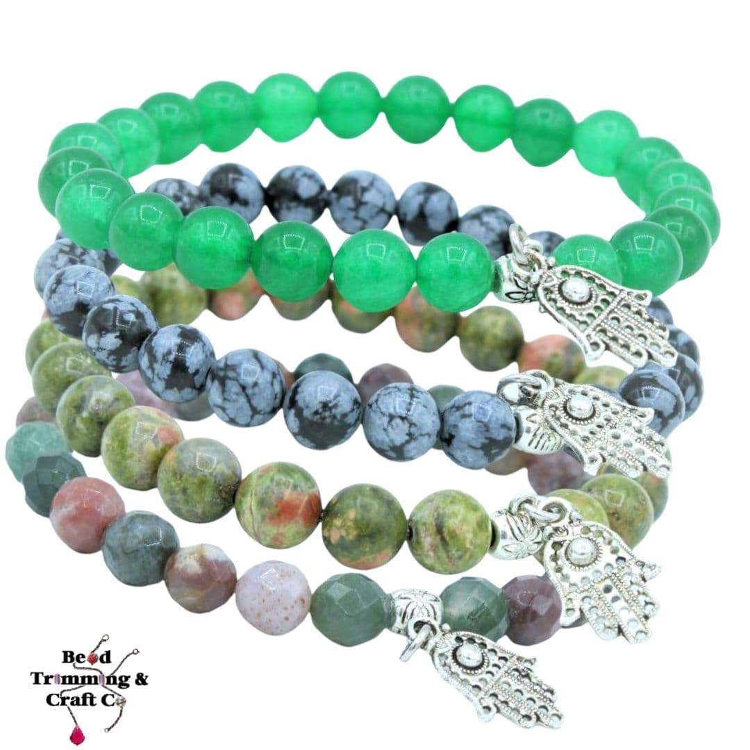 3-Piece Gemstone Bracelet Set on Sale Makes Layering Effortless
