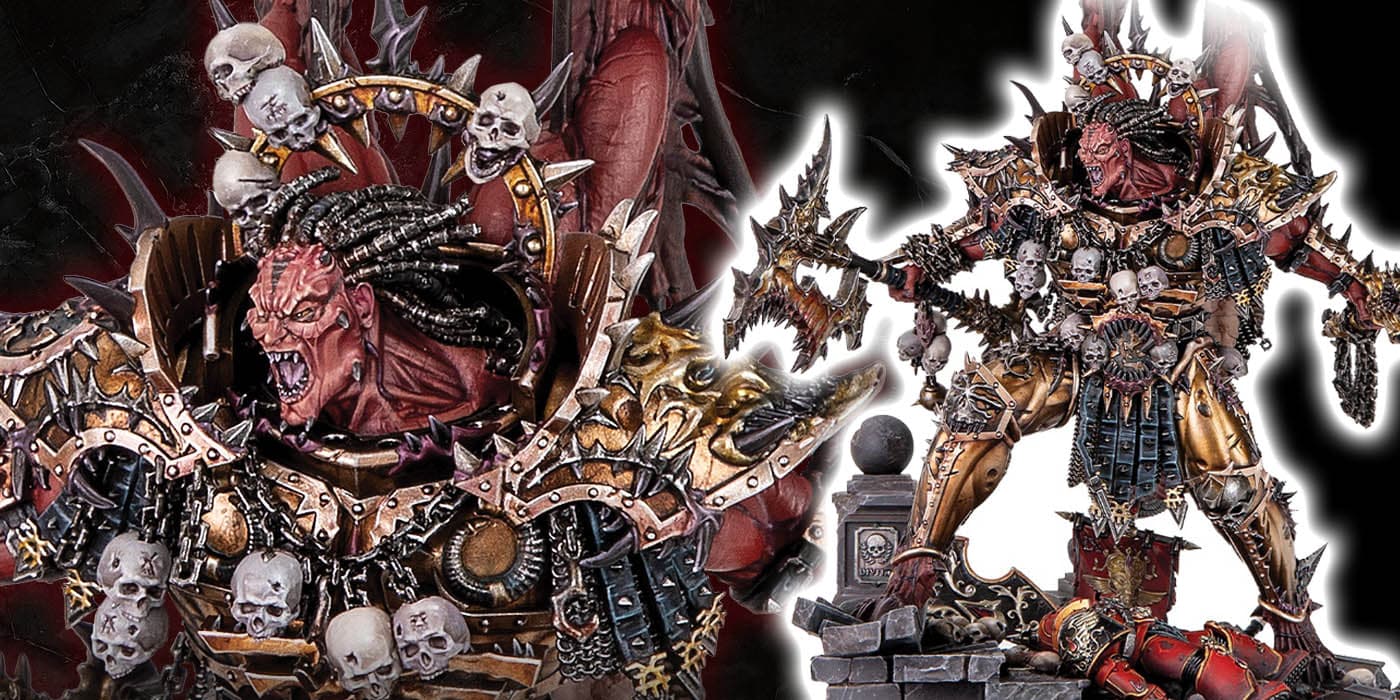 New Horus Heresy miniatures arrive with Angron Transfigured centrepiece