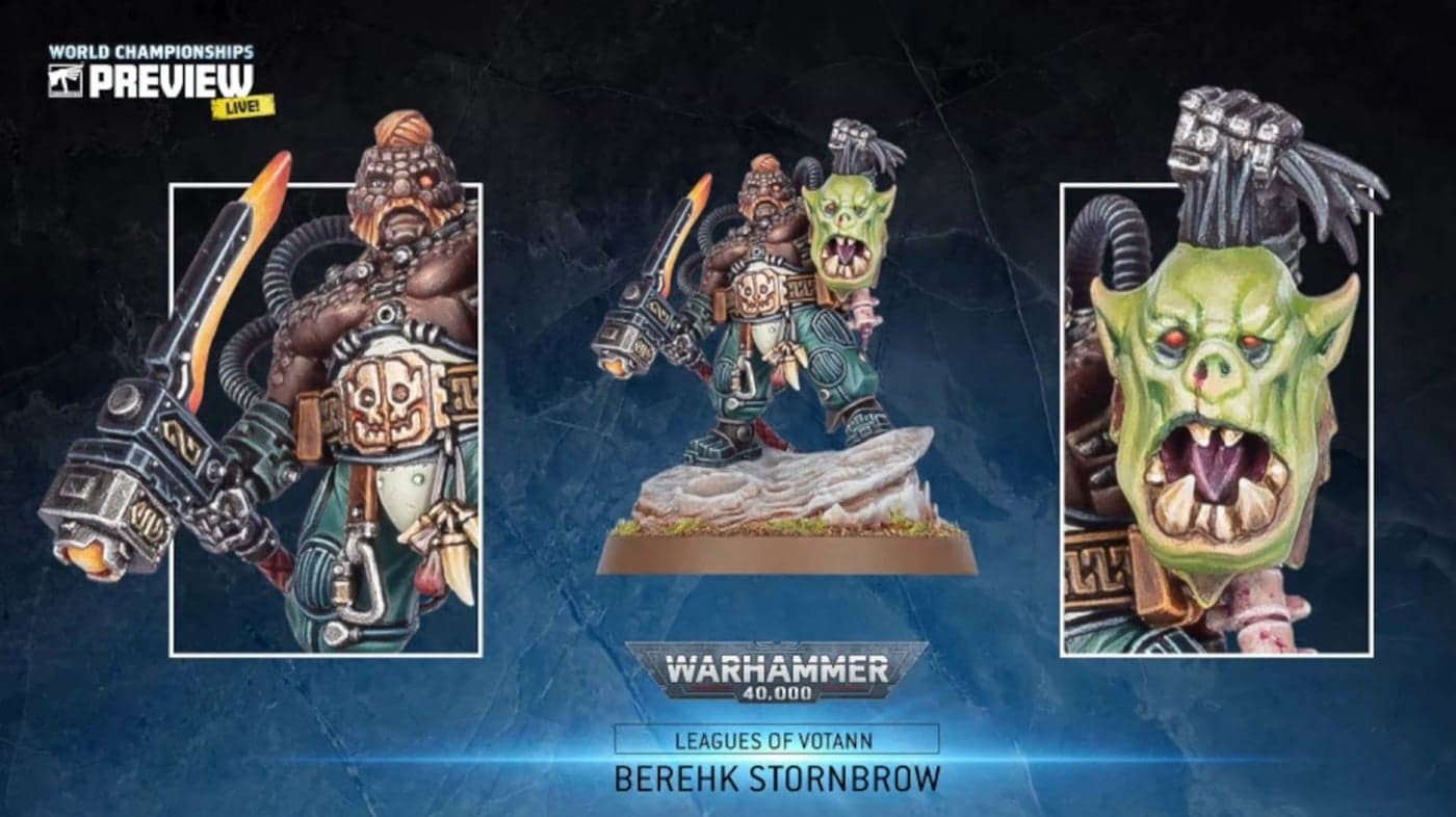 WarCom Reveals Berehk Stornbröw Datasheet, Leagues of Votann Big-Guy Killer