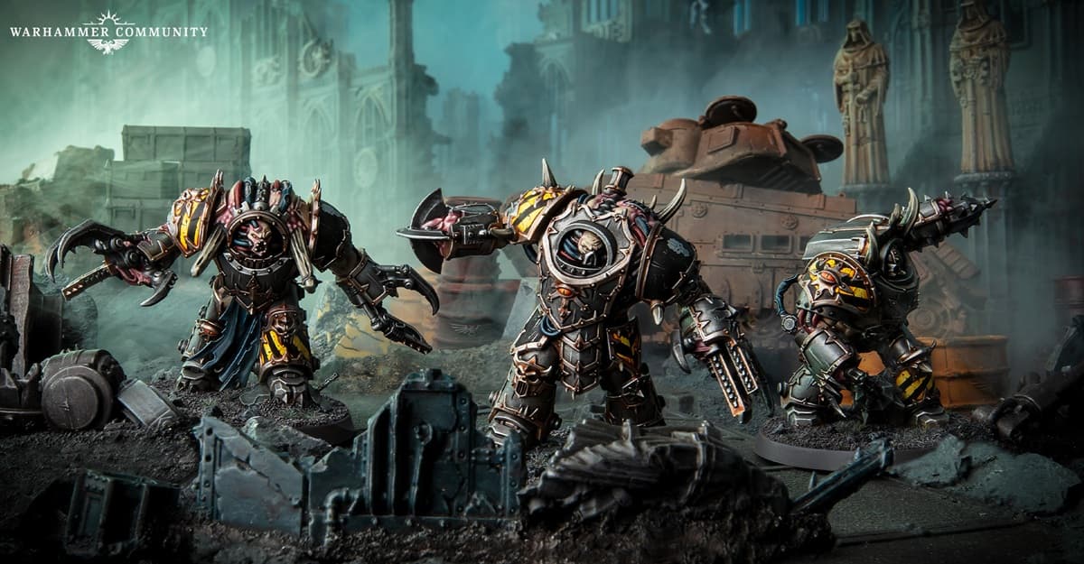 Three-model plastic Chaos Mutilators reveal fleshmetal horror, arrive with Warsmith Kravek Morne