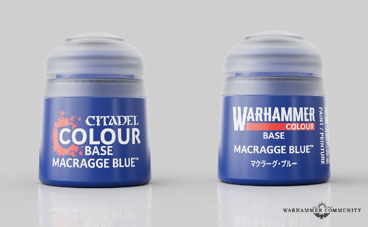 Games Workshop rebrands Citadel Colour paints as Warhammer Colour