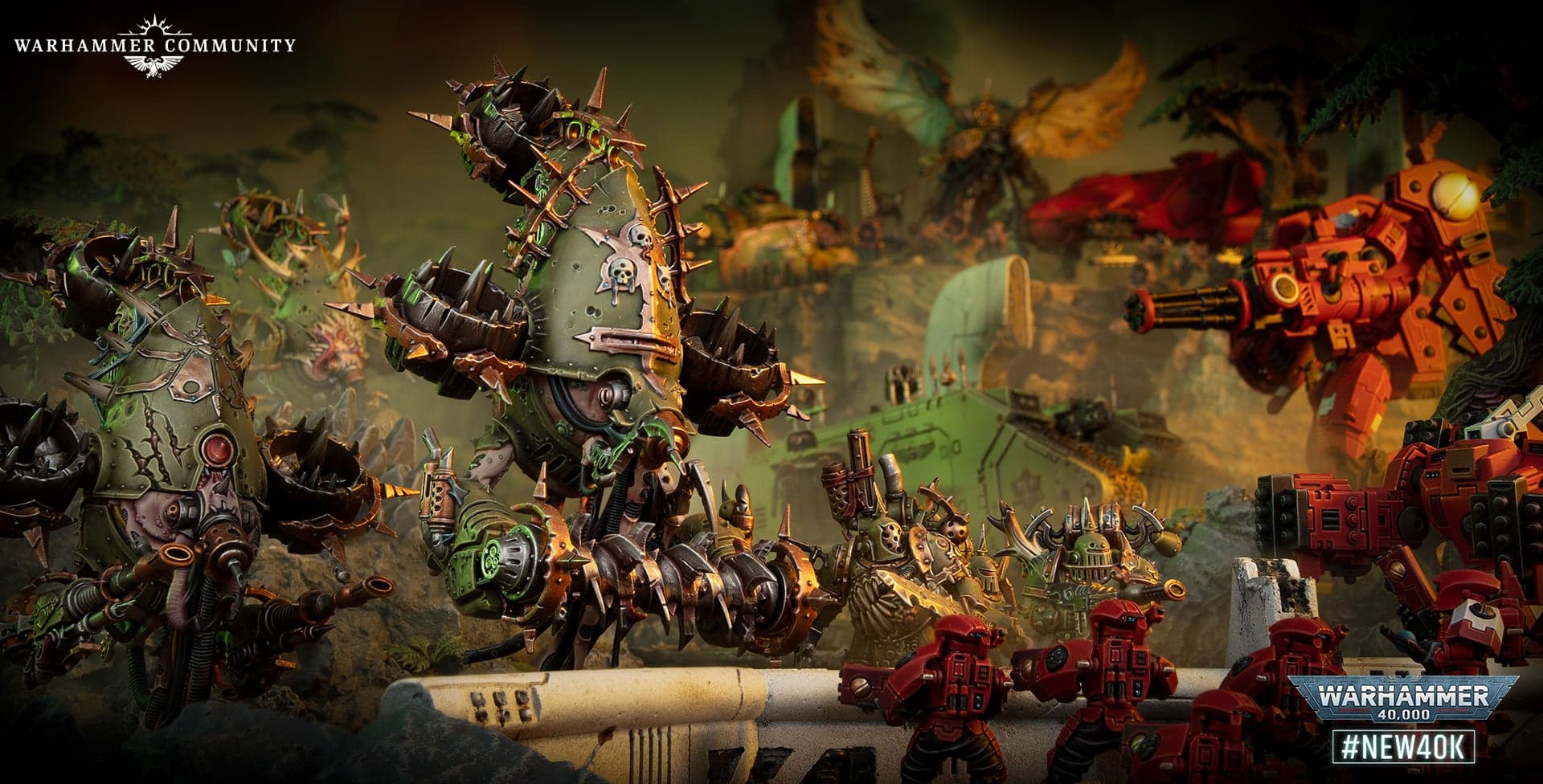 Death Guard gain Contagion Engines, new rules for plague walkers