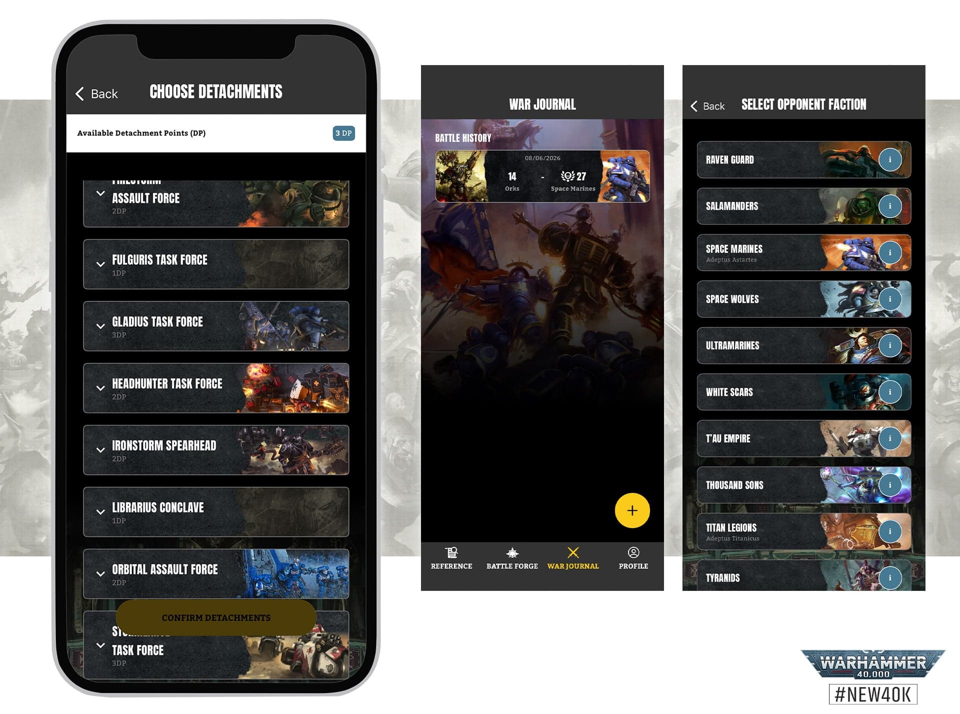 Games Workshop updates Warhammer 40,000 app with War Journal tools