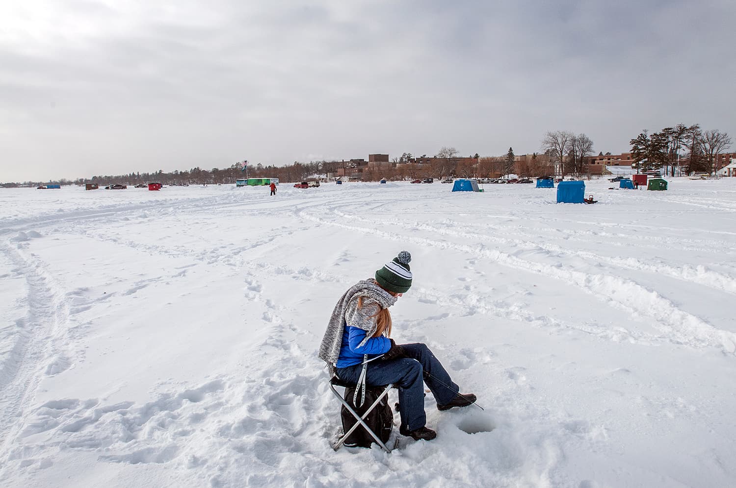 Northwest Technical College Hosts 60th Anniversary Ice Fishing Tournament on Lake Bemidji
