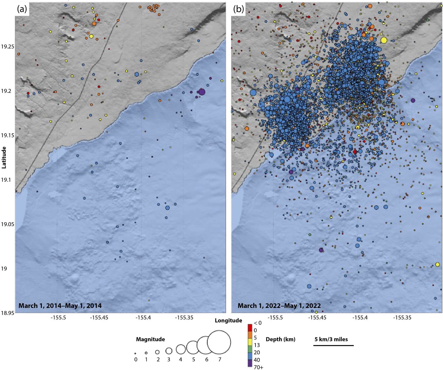 Magnitude 4.2 Quake Near Pāhala Part of Deep Swarm; Islandwide Shaking