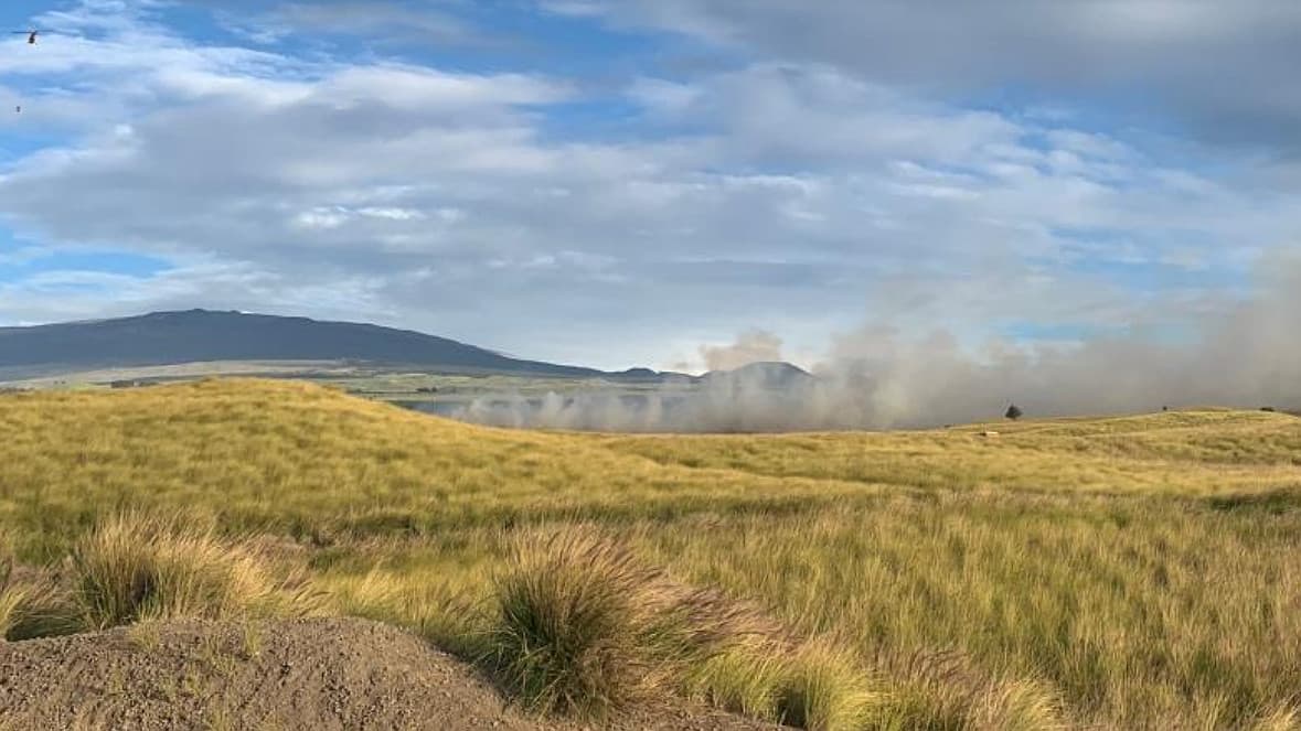 Crews Assess Size, Cause of Brush Fire at Pōhakuloa Training Area