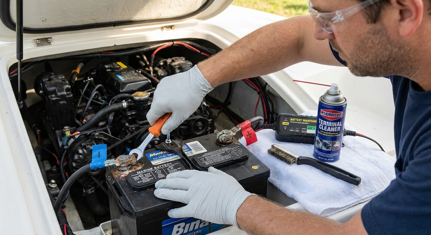 Disconnect boat batteries now to avoid winter electrical failures