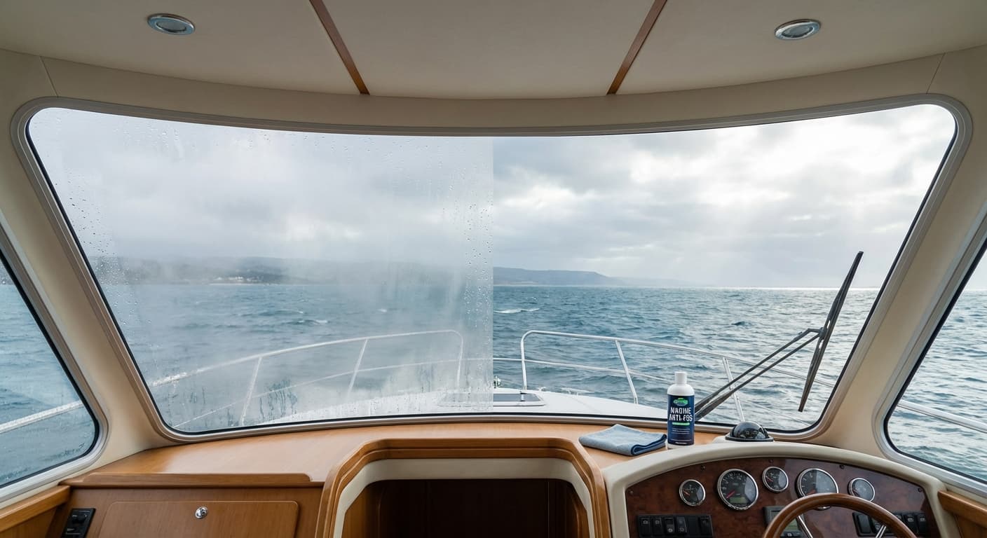 Clear the glass: practical fixes to stop windshield fogging at sea